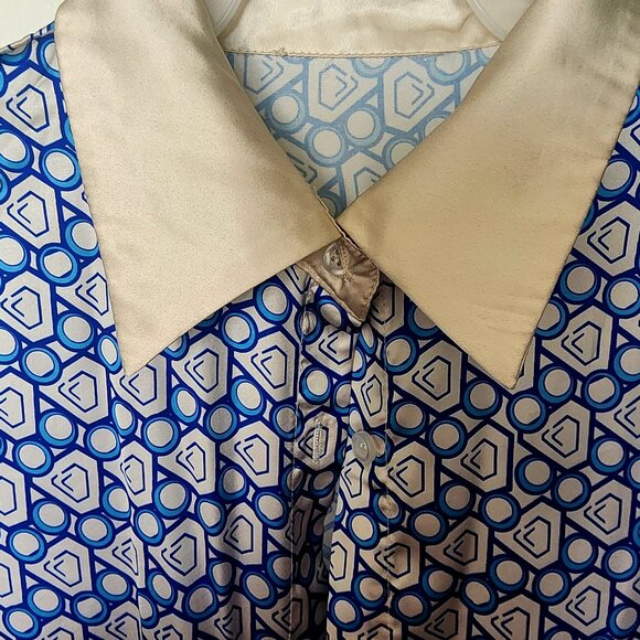 Blue office dress - Picture 4 of 6